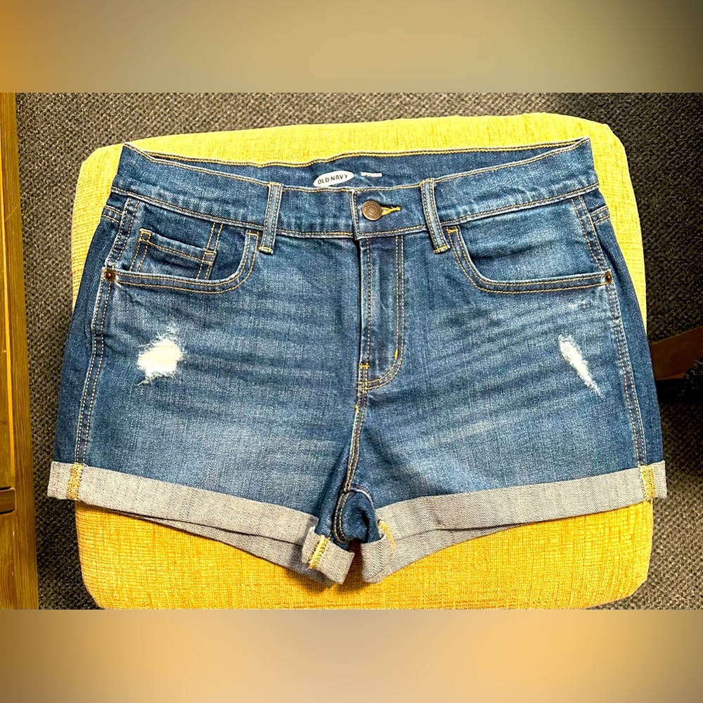 Old Navy Boyfriend Denim Jean Shorts Size 4